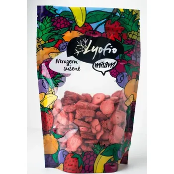 Potravina Lyofio Mrazem sušená jahoda plátky 100 g