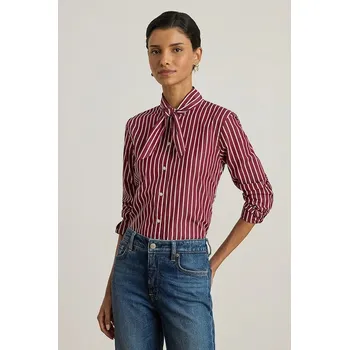 Dámská košile Bavlněná košile Lauren Ralph Lauren 200P03515 červená 33X, vel. 34