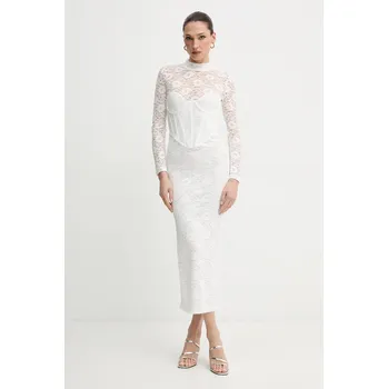 Dámské šaty Šaty Bardot 60189DB béžová 01X, vel. XS