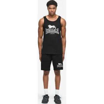 Pánské kraťasy Lonsdale Men's singlet &amp; shorts set regular fit Lonsdale černá 3354753