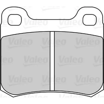 Brzdová destička Sada brzdových destiček, kotoučová brzda VALEO 301105