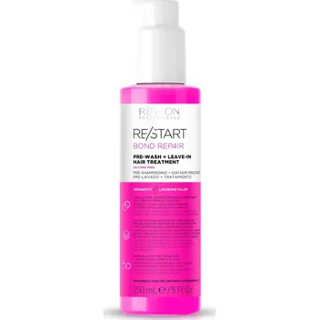 Vlasová regenerace Revlon Professional Restart Bond Repair Pre-wash + Leave-in Hair Treatment - Bezoplachová vlasová kúra 2v1 pro poškozené vlasy 150 ml