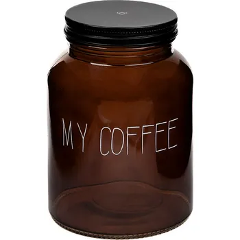 Dóza na potraviny Skleněná dóza | CLAUBEE | My Coffe | 1 l | 888958
