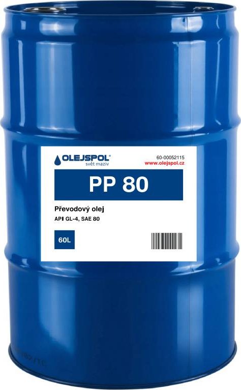 Převodový olej PP 80 – Objem: 60L