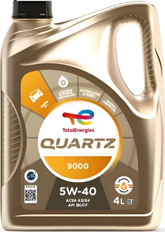 Total Quartz 9000 5W-40 – Objem: 4L