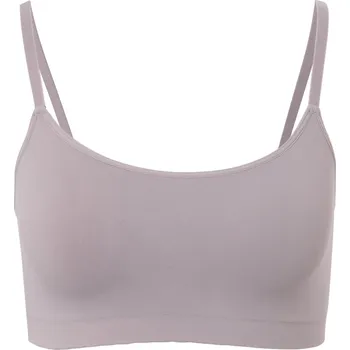Podprsenka 698948 - Tchibo - Bezešvá podprsenka s krajkou - pro ženy - vel. XS 32/34 - barva: šedá