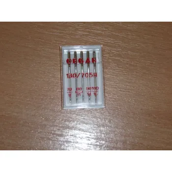 Příslušenství k šicímu stroji Organ jehly do domácích šicích strojů Standart 130/705H síla 100
