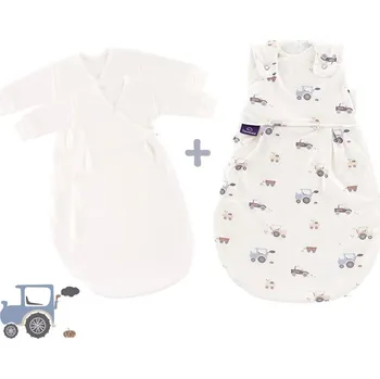 Spacák TRÄUMELAND Spací pytel Liebmich 3dílný set Little Farm Blau Velikost (od výrobce): 68/74