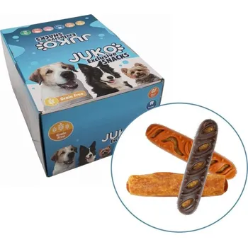 Krmivo pro psa Bageta plněná masem JUKO Snacks 1,4 kg (cca 32 ks)