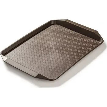 Hnědý polypropylenový podnos 43x30,5 cm | FORGAST FG12530