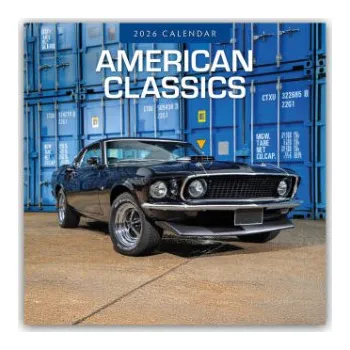 Diář American Classic Cars - Klassische Amerikanische Autos 2026 - 16-Monatskalender (EN)