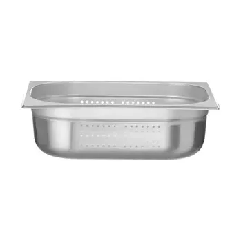 Nerezový dřez KITCHEN LINE perforovaný nerezový hrnec GN 1/2 hluboký 10 cm | HENDI 807330