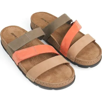 Dámské pantofle BATZ - Dámské pantofle SAMANTHA, pískový mix Velikost: 38