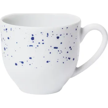 Šálek na espresso Mixor tečky, 100 ml - bílá/modrá