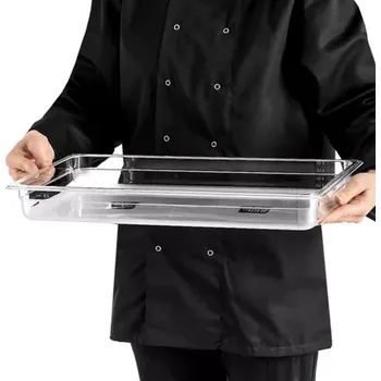 Dóza na potraviny GN 1/1 hluboká 6,5 cm polykarbonátová nádoba FORGAST FG06716