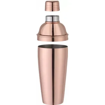 Shaker Šejkr 3dílný Cobbler 0,8 l měděná barva | BarUp 596425