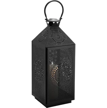 Svícen Lucerna Liz, 20x52 cm - černá