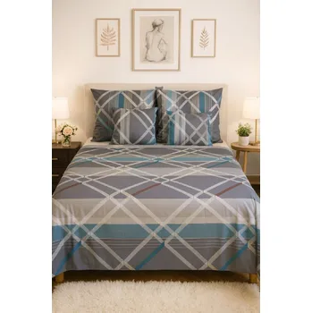 Povlečení Francouzské ložní povlečení - Pruhy v odstínech-Sale