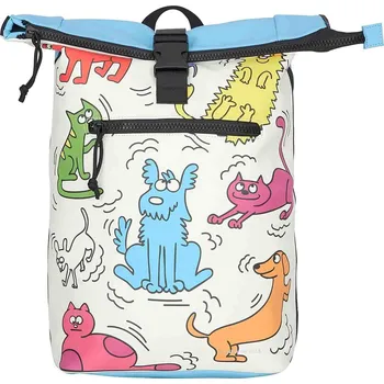 Městský batoh Velký rolovací batoh New Rebels Cartoon