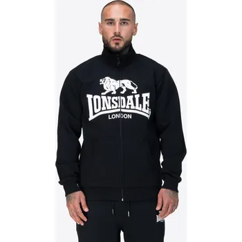 Lonsdale Men's zipsweat jacket regular fit Lonsdale černá | bílá 3423827