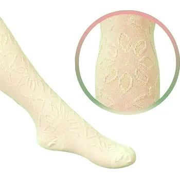 REWON Punčocháče 92-98cm ŽAKÁROVÉ plastický vzor - Žluté