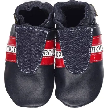 Capáčky BOUMY APPLIQUE TRACKSHOE BLUE s červeným pruhem (19/M)