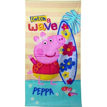 OSTATNÍ Setino Osuška plážová 70 x 140cm PEPPA PIG a serf