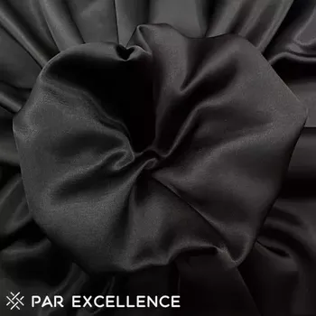 Viskozový satén černý