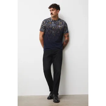 Pánské tričko Bavlněné tričko Medicine RW25-TSMB15 námořnická modř 59A, vel. S