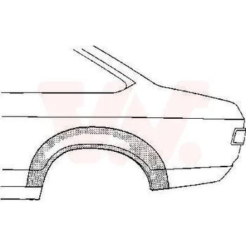 Příslušenství karosérie Boční stěna VAN WEZEL 1851.45