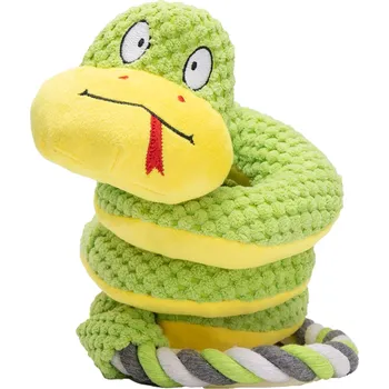 Hračka pro psa Uniq Pets Pískací plyšový natahovací had - 36 cm