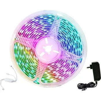 LED páska Smart LED pásek 12V 40LED/m IP65 24W RGB MOES LED Light Strip 5m WiFi Tuya