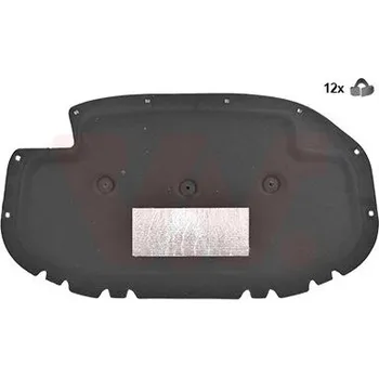 Motorový prostor Izolace motorového prostoru VAN WEZEL 5775460