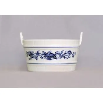 Jednorázové nádobí Cibulák Díže 16,3 cm originální cibulákový porcelán Dubí cibulový vzor 2.jakost