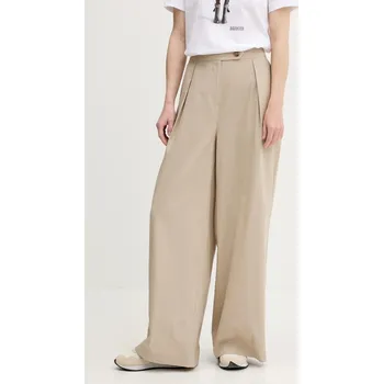 Dámské kalhoty Kalhoty s příměsí lnu Barbour LUCY LTR0384 béžová 80X, vel. 40