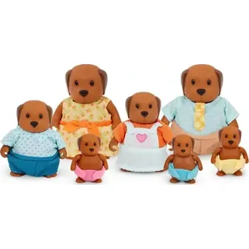 Figurka Li‘l Woodzeez Rodina pejsků velká Wagadoodle (WZ6836C3ZLW)