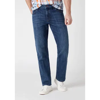 Pánské džíny Pánské rifle WRANGLER W10TM632F STRAIGHT AUTHENTIC BLUE Velikost: 31/32 Tričko zdarma při nákupu nad 3000,-!