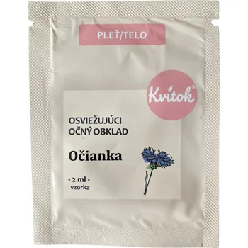 Pleťová maska Kvitok Osvěžující obklad na oči Očianka - vzorek (2 ml)