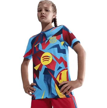 Dětský předzápasový dres Nike FC Barcelona 25/26 Academy Pro vícebarevný