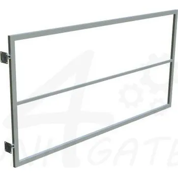 brána Jednokřídlá brána bez sloupků - 4000 x 1000 mm