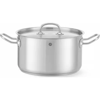 Hrnec Střední nerezový hrnec - objem 5,5 l Kitchen Line | HENDI 836309