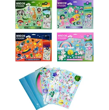 samolepka Wins-Holland WINS Samolepky na okno 150ks v obálce - mix druhy