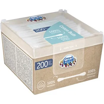 Vatová tyčinka CANPOL BABIES 3/116 ECO Vatové tyčinky papírové 200ks