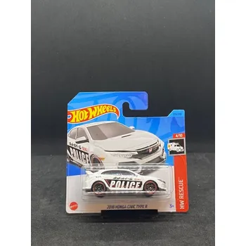 autíčko Hot Wheels 2018 HONDA CIVIC TYPE R POLICE ZE SBÍRKY auto