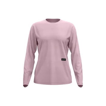 Dámské termoprádlo Ortovox 185 Merino Patch Long Sleeve W dawn rose XS; Růžová triko + DÁREK DLE VÝBĚRU!