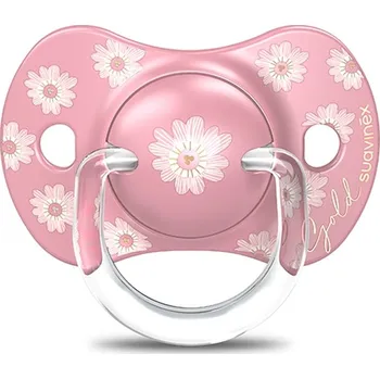 SUAVINEX GOLD Prémium fyziologický dudlík GOLD +18M - růžová