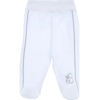 Dupačky SOFIJA Polodupačky MADO bílé s medvídkem vel. 74cm