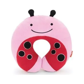 Nákrčník SKIP HOP ZOO Nákrčník na cestování plyšový BERUŠKA od 2 do 4 let červený