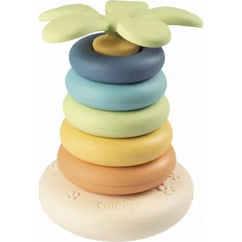 Hračka pro nejmenší SMOBY 140603 Little Smoby Pyramida Roly Poly, 100% recyklovatelné, 12m+