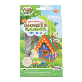 Hnízdní budka GRAFIX Malovací dřevěná ptačí budka